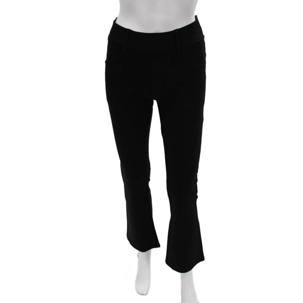 Conceited Women Dress Pants Black Rayon Pull On Solid Size S